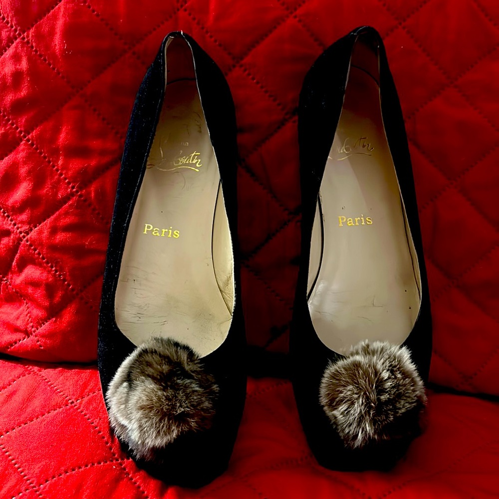 Pre loved Louboutin flats great condition